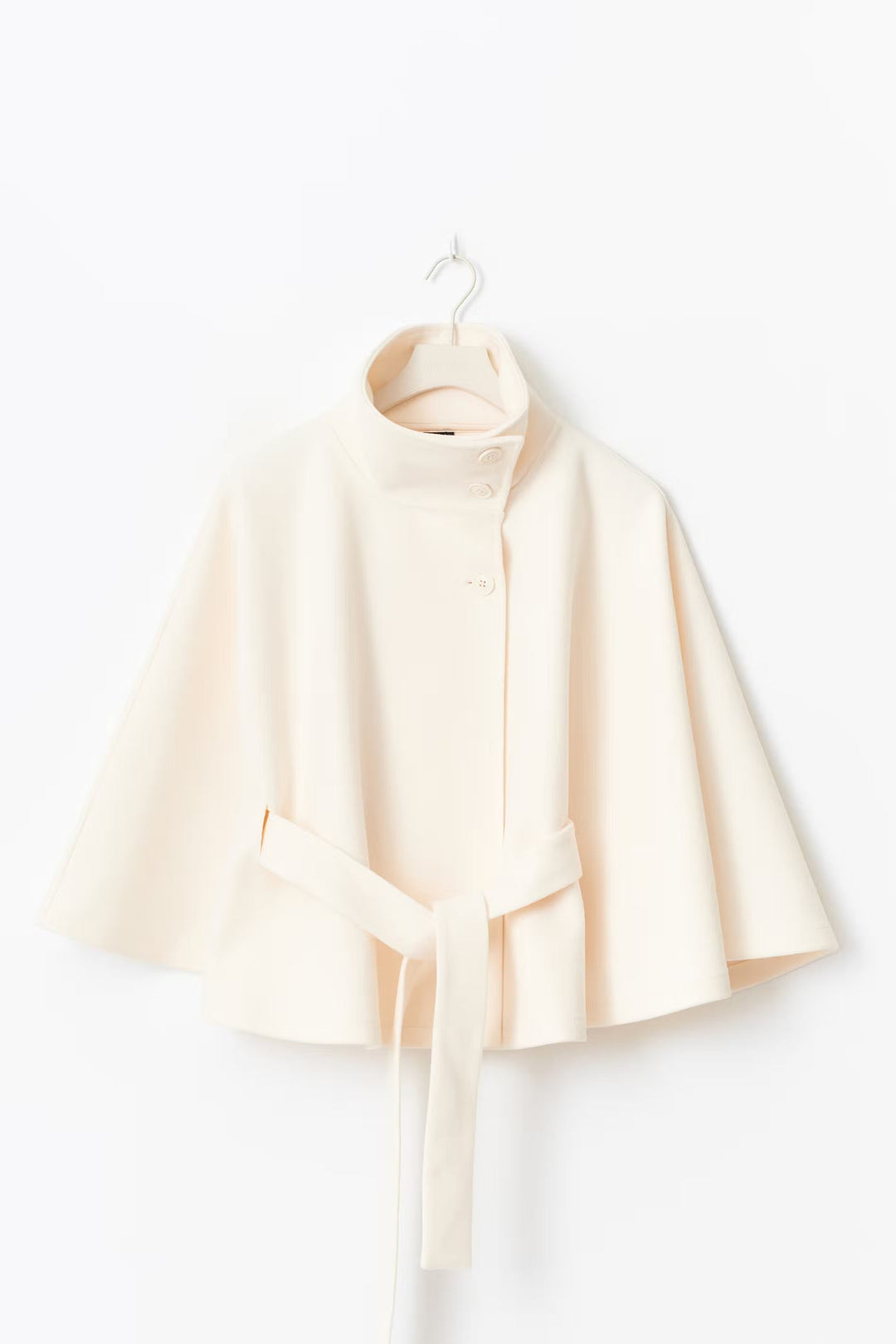 Damen Cape mit hohem Kragen und weiten Ärmeln