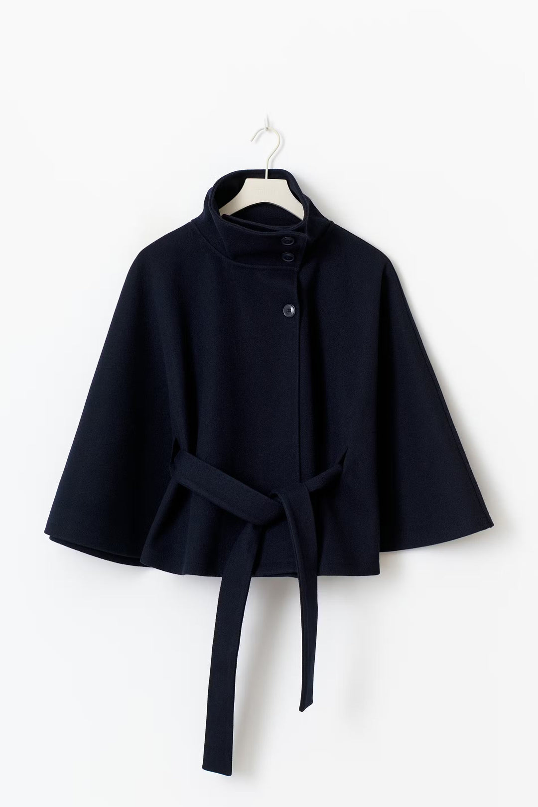 Damen Cape mit hohem Kragen und weiten Ärmeln