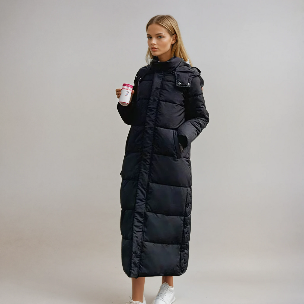 Damen Daunenjacke mit hannah für kalte Tage im Alltag - Beige