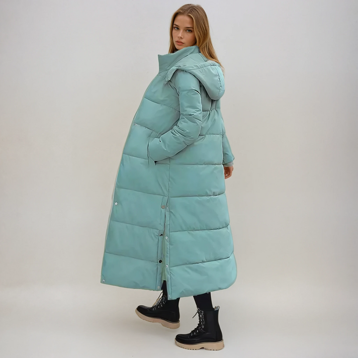 Damen Daunenjacke mit hannah für kalte Tage im Alltag - Beige