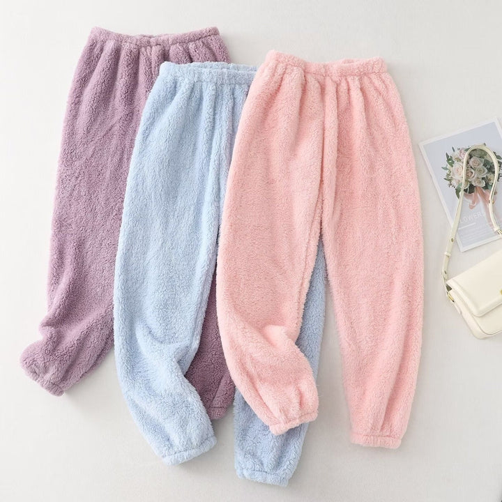Damen Fleecehose mit Fleece-Futter für den Alltag - Blau
