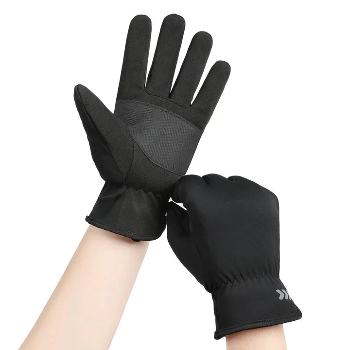 Damen Handschuhe mit wasserdichter Oberfläche und Touchscreen - Grau