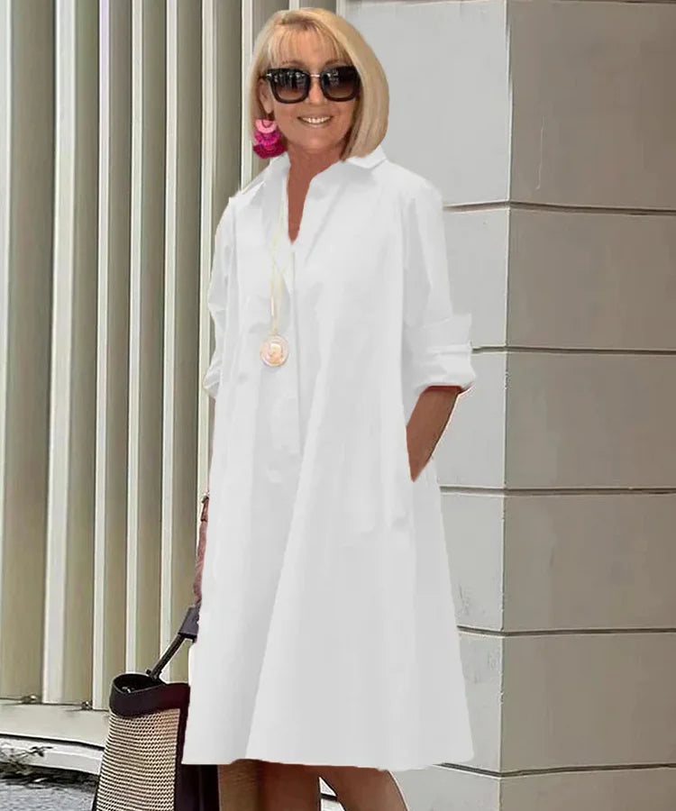 Béryl - Robe Chemise Chic Et Élégante Avec Une Coupe Sophistiquée