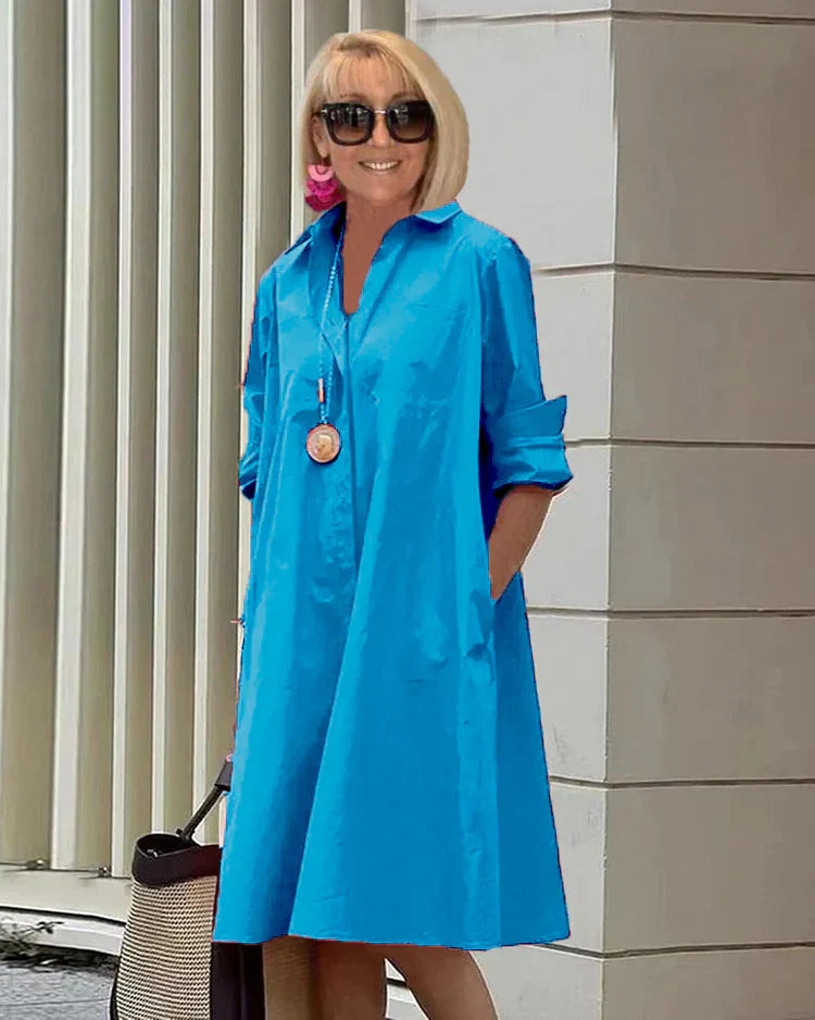 Béryl - Robe Chemise Chic Et Élégante Avec Une Coupe Sophistiquée