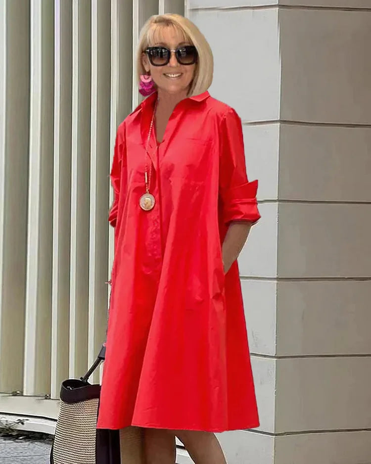 Béryl - Robe Chemise Chic Et Élégante Avec Une Coupe Sophistiquée