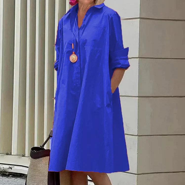 Béryl - Robe Chemise Chic Et Élégante Avec Une Coupe Sophistiquée