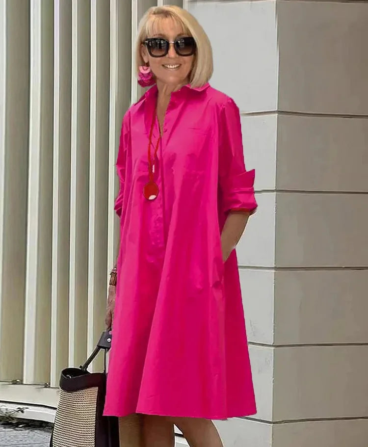 Béryl - Robe Chemise Chic Et Élégante Avec Une Coupe Sophistiquée