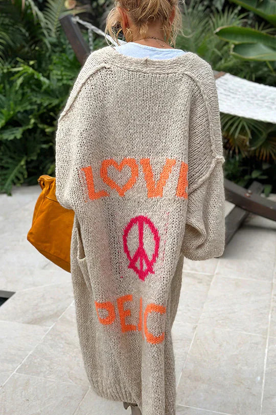 Damen Jacke mit klarem Schnitt für Alltag und Freizeit - Beige