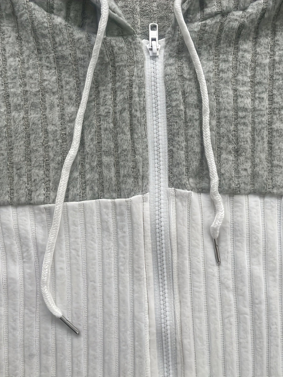 Tamara | Textured Hooded Zip Jacket
