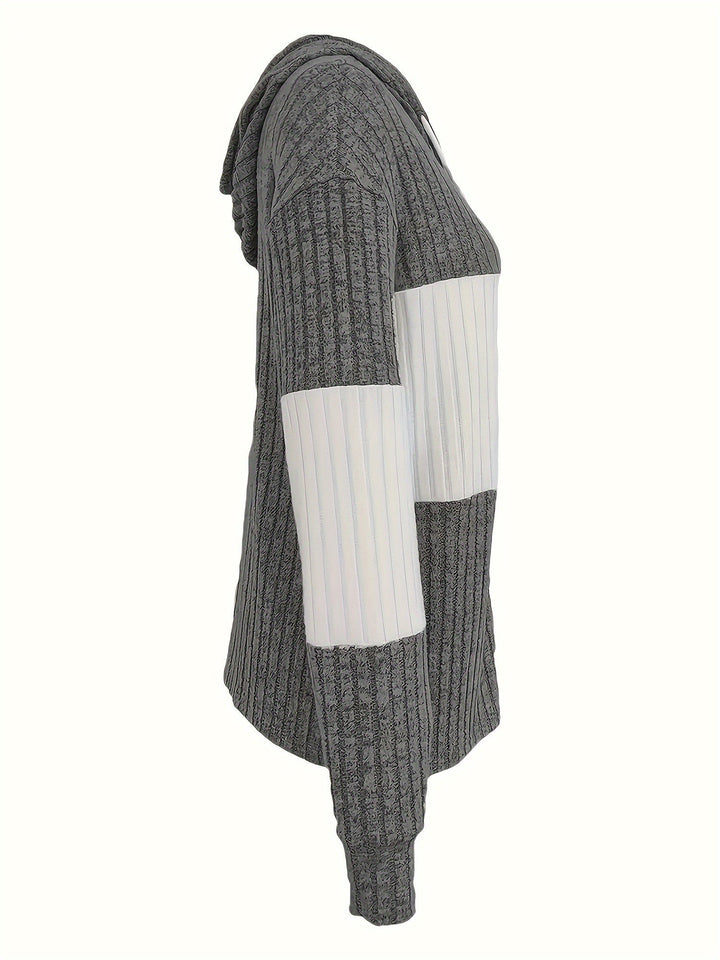 Tamara | Textured Hooded Zip Jacket
