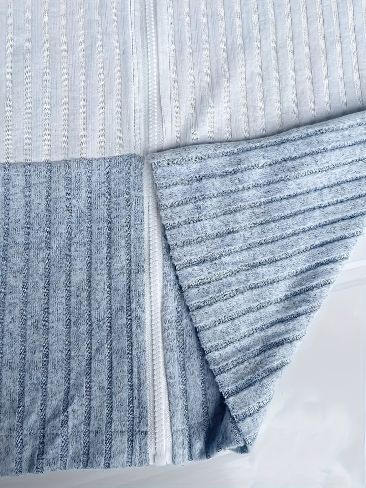 Tamara | Textured Hooded Zip Jacket