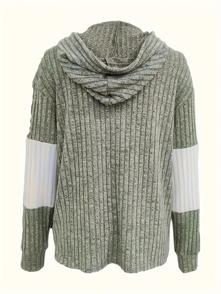 Tamara | Textured Hooded Zip Jacket