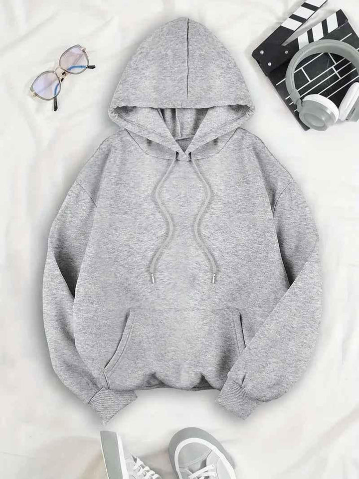 Damen Kapuzenpullover mit hoodie für kalte Tage - Blau