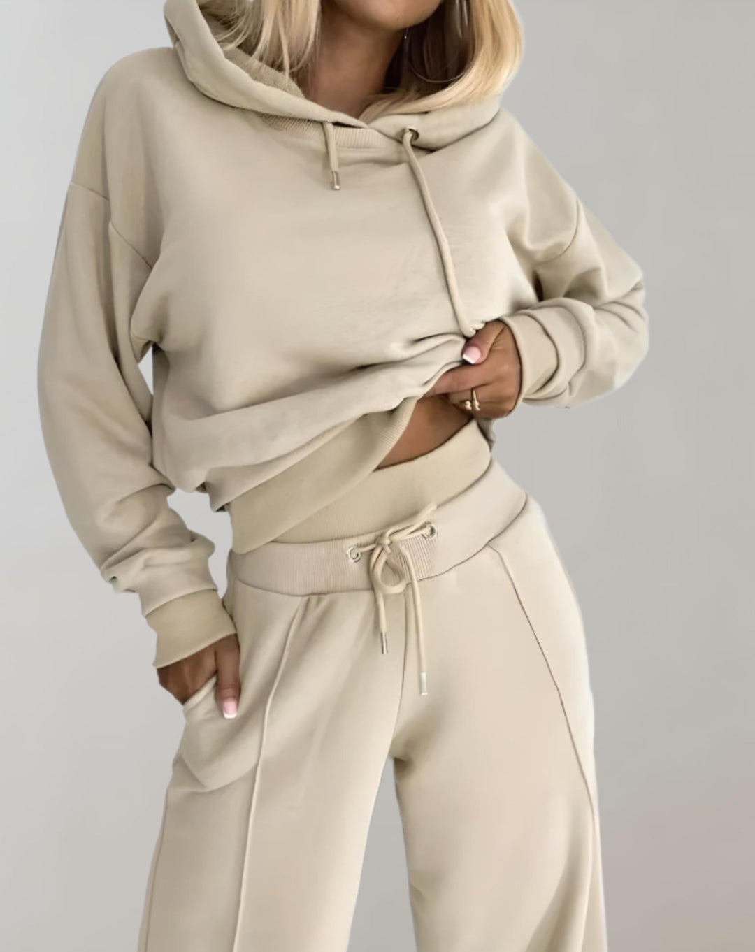 Damen Kapuzenpullover mit Kapuze für den Alltag - Lila
