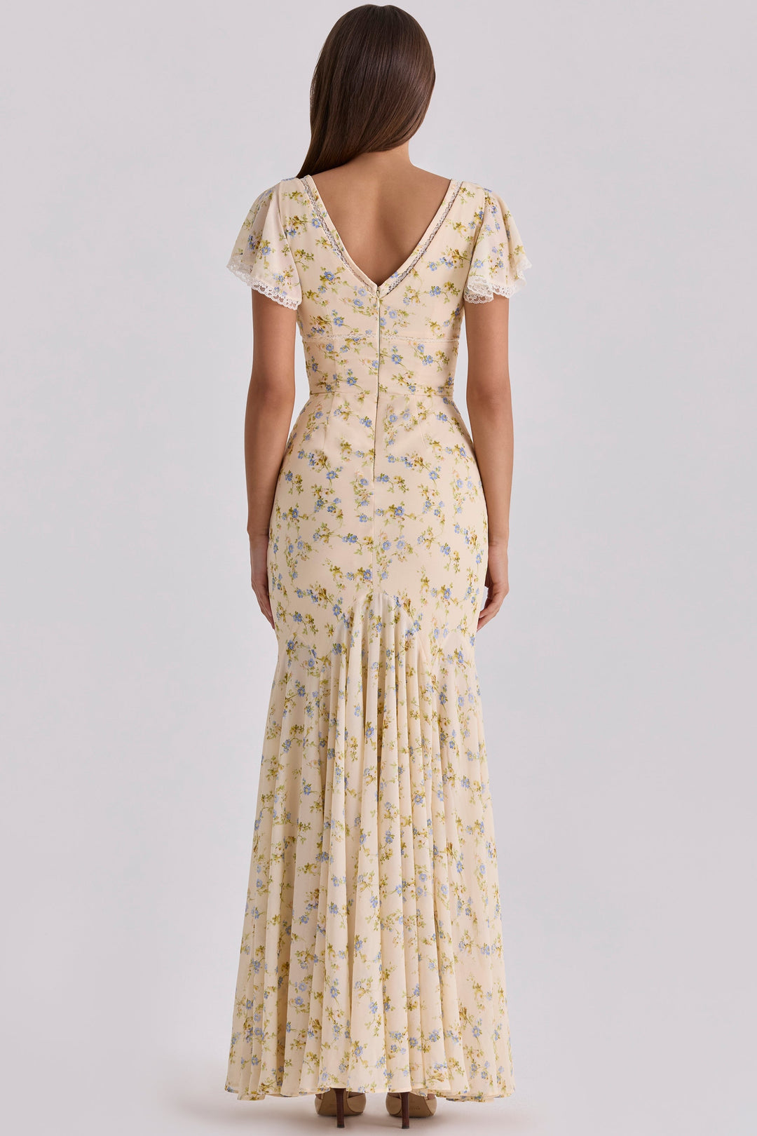 Back view of women&
