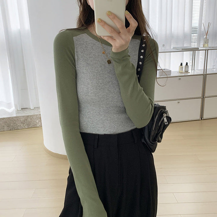Damen Minikleid mit Knopfleiste und langen Ärmeln - Grau
