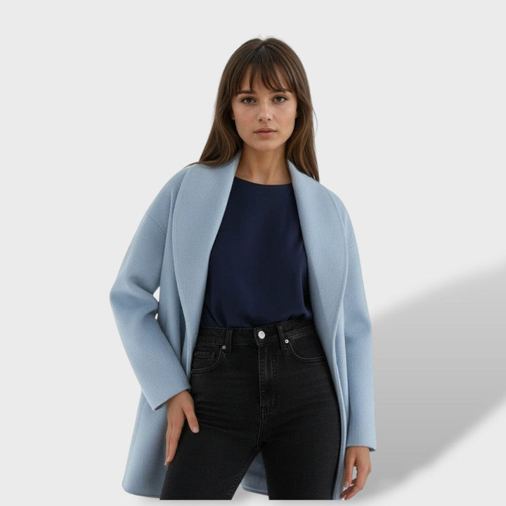 Damen Oversize-Mantel mit breitem Revers