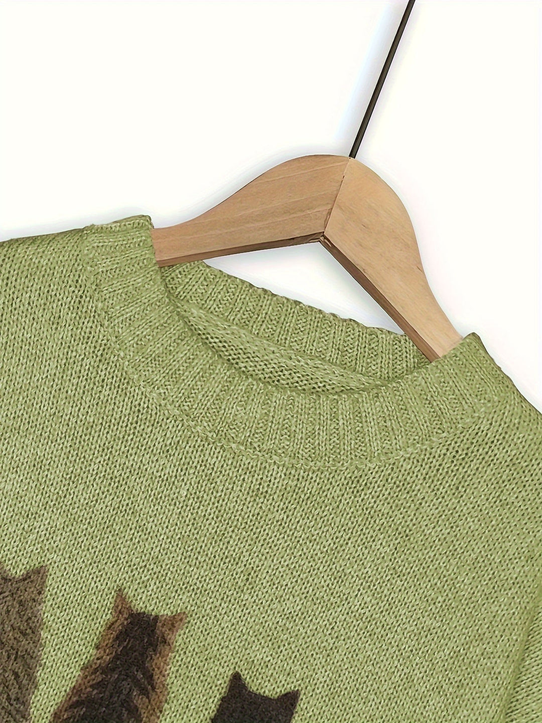 Talia | Cosy Cat-Print Jumper