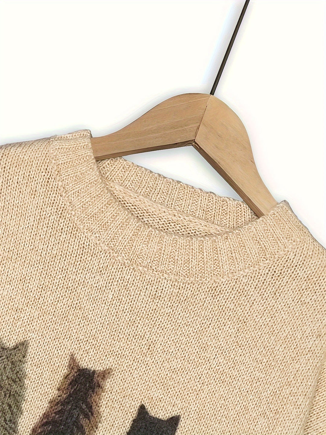 Talia | Cosy Cat-Print Jumper