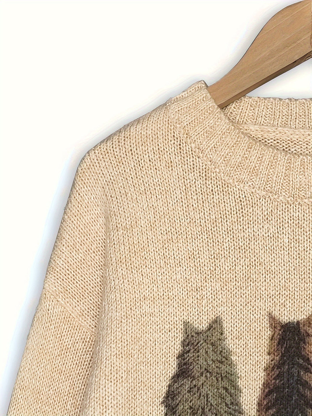 Talia | Cosy Cat-Print Jumper