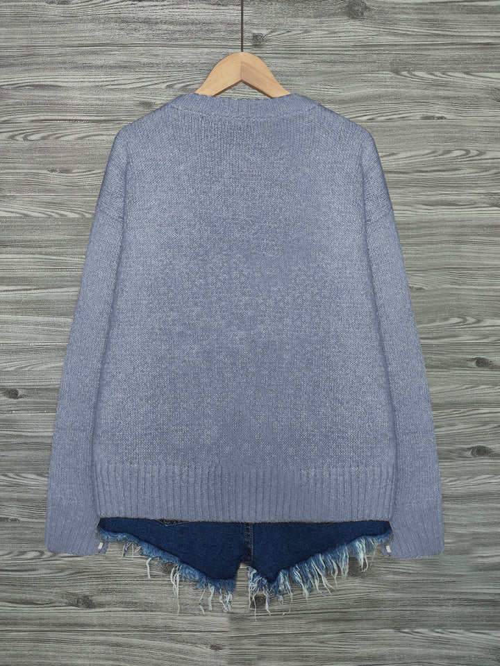Talia | Cosy Cat-Print Jumper