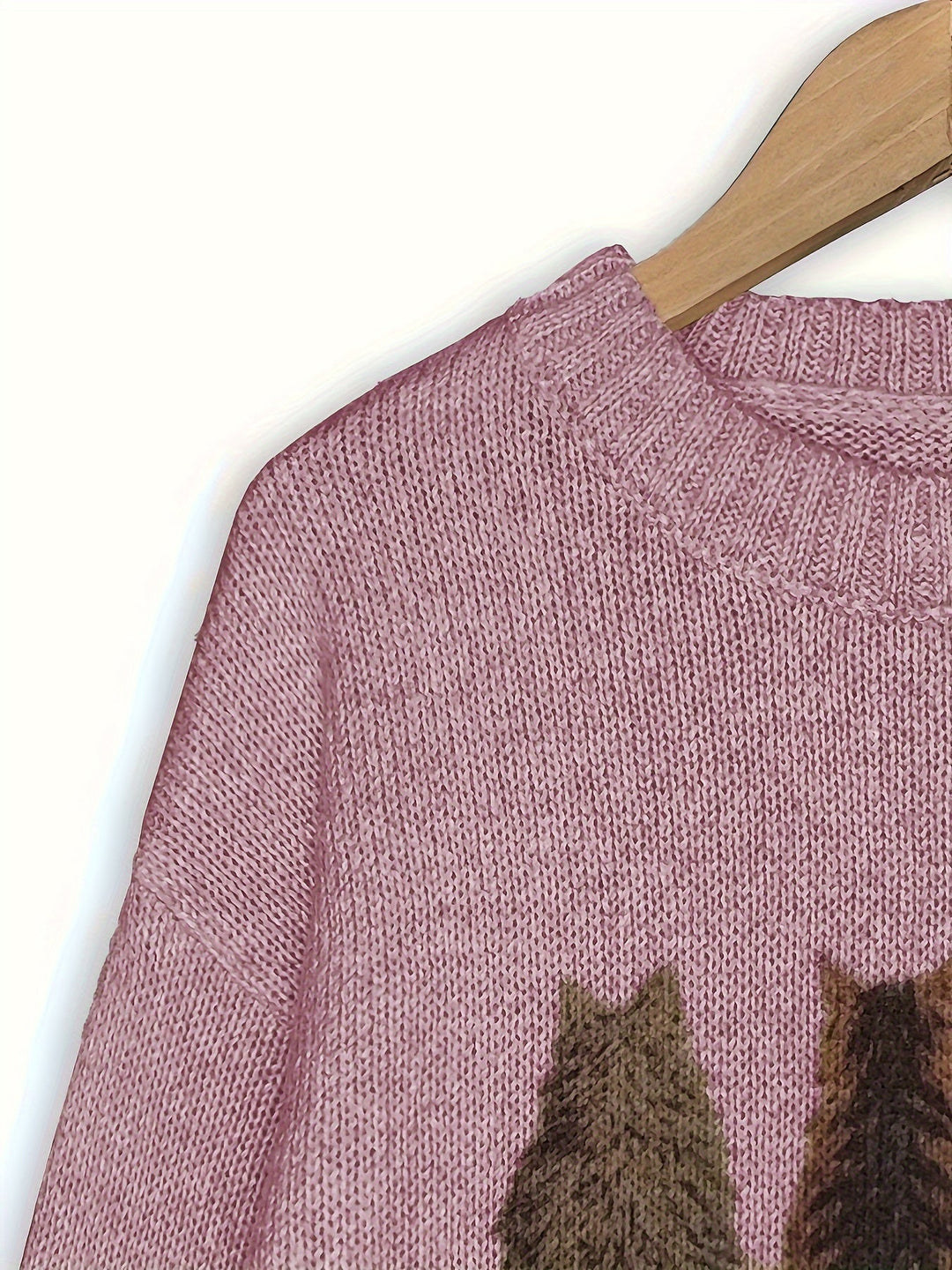 Talia | Cosy Cat-Print Jumper