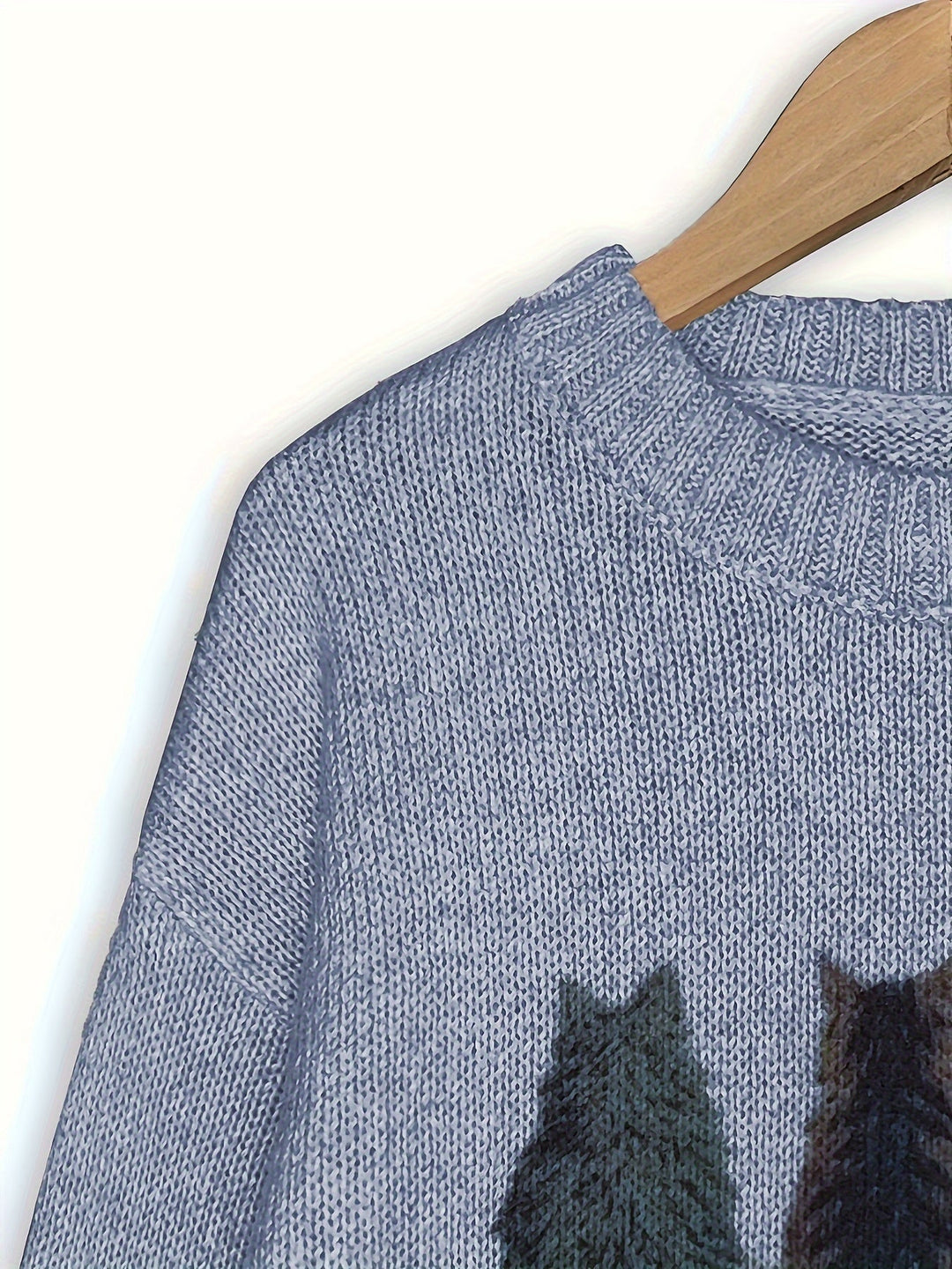 Talia | Cosy Cat-Print Jumper