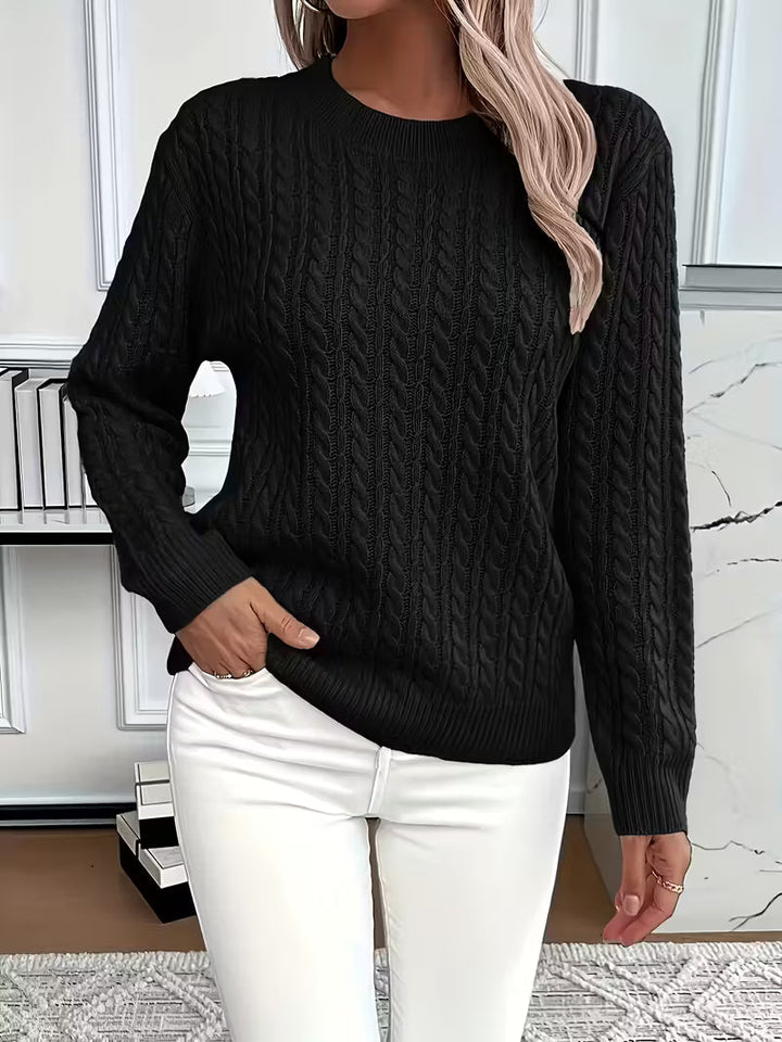 Damen Pullover mit christin für Alltag und Freizeit - Blau