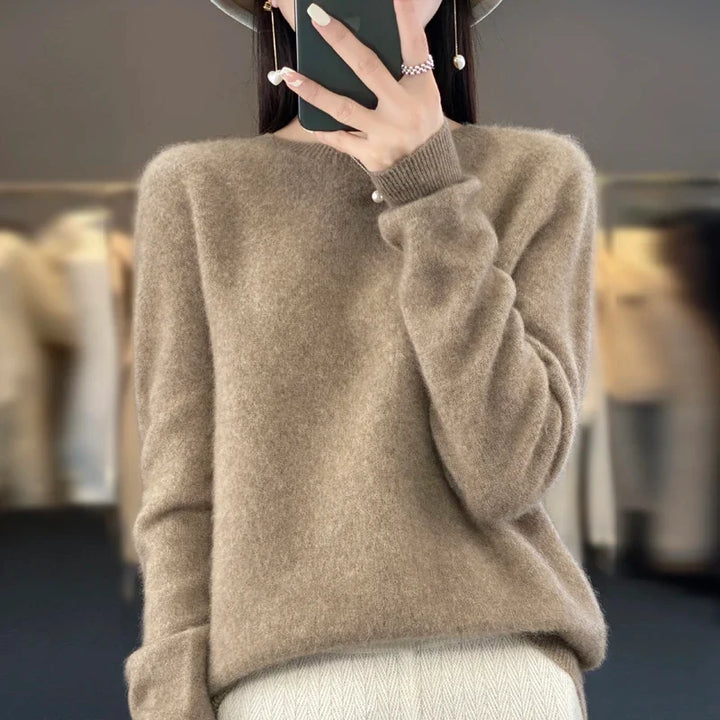 Damen Pullover mit Rundhals in vielen Farben