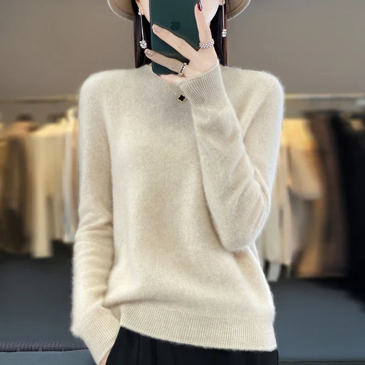 Damen Pullover mit Rundhals in vielen Farben
