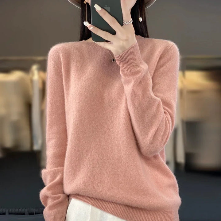 Damen Pullover mit Rundhals in vielen Farben
