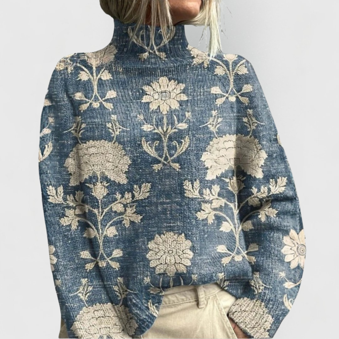 Damen Rollkragenpullover mit Rollkragen für den Alltag - Grün