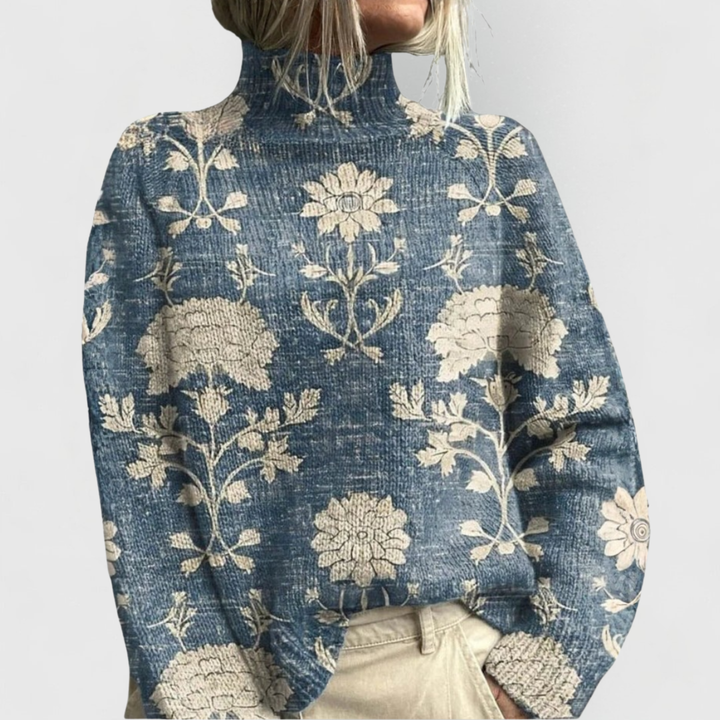Damen Rollkragenpullover mit Rollkragen für den Alltag - Grün