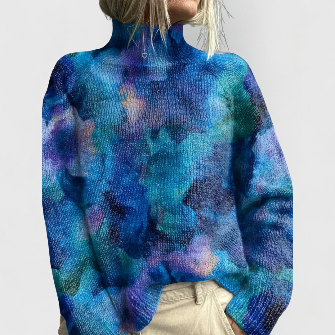 Damen Rollkragenpullover mit Rollkragen für den Alltag - Grün
