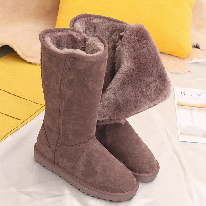 Damen Schneestiefel mit seitlichem Reissverschluss