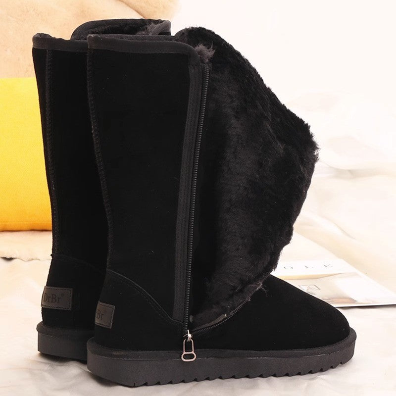 Damen Schneestiefel mit seitlichem Reissverschluss