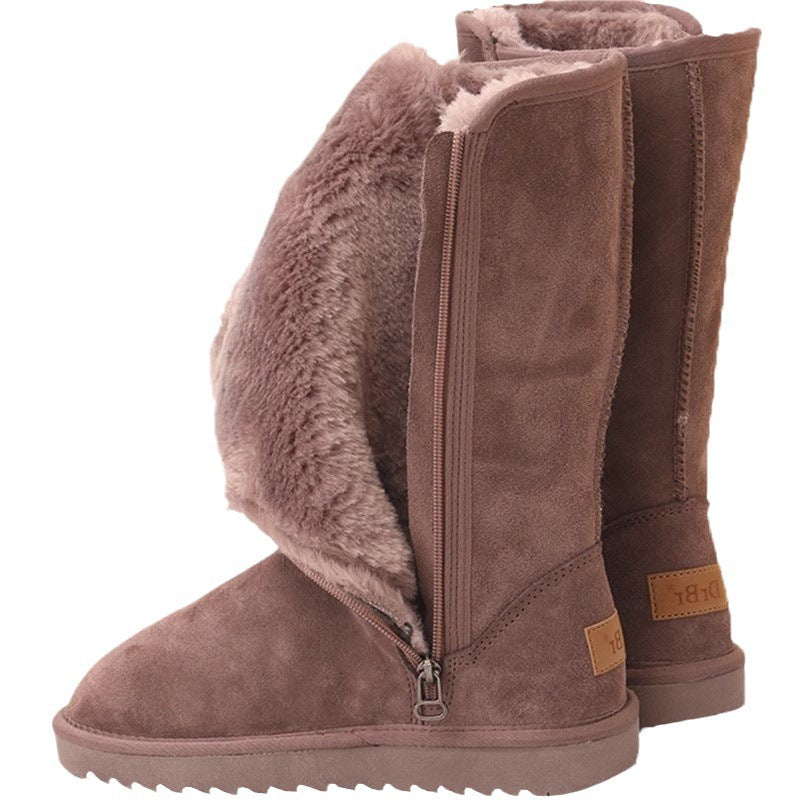 Damen Schneestiefel mit seitlichem Reissverschluss