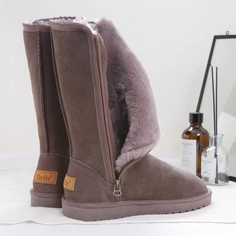 Damen Schneestiefel mit seitlichem Reissverschluss