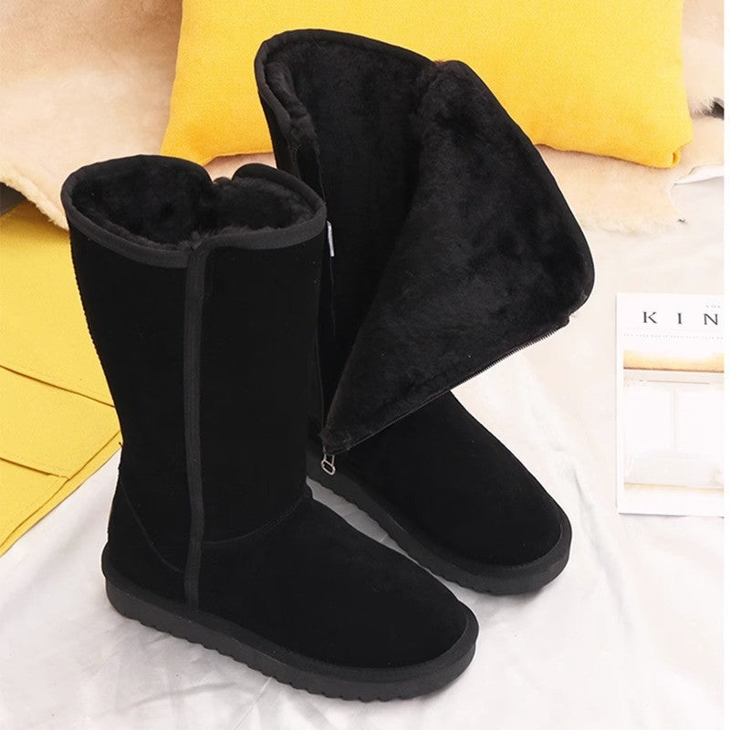 Damen Schneestiefel mit seitlichem Reissverschluss