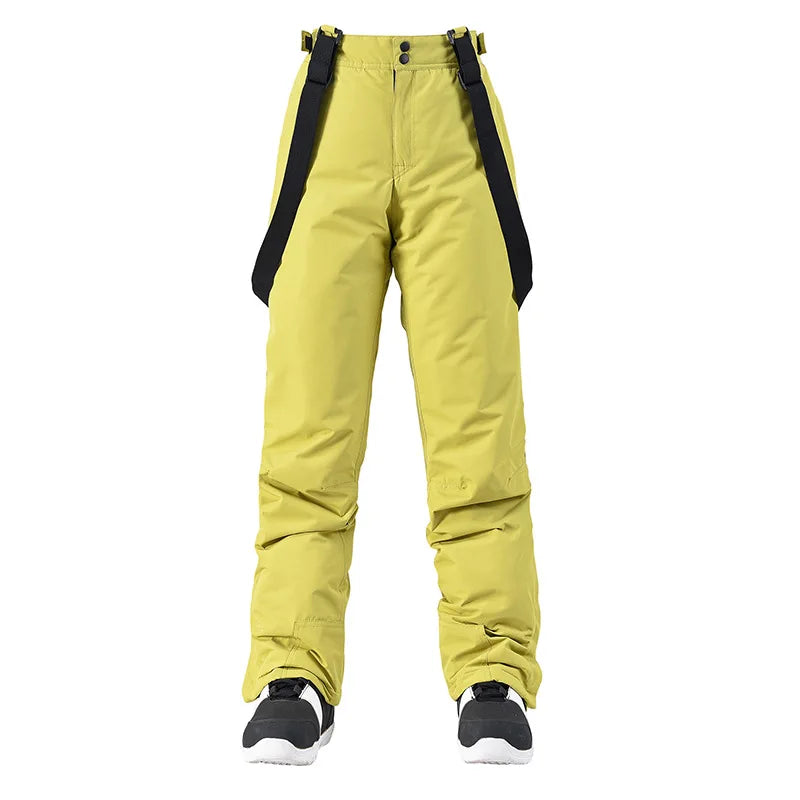 Damen Skihose mit hohem Bund und verstellbaren Trägern
