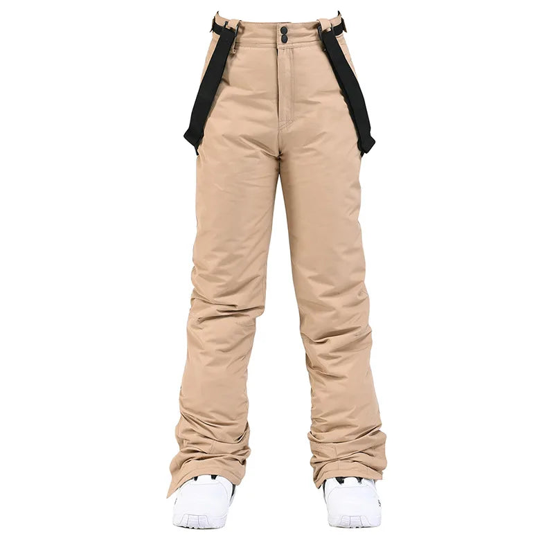 Damen Skihose mit hohem Bund und verstellbaren Trägern