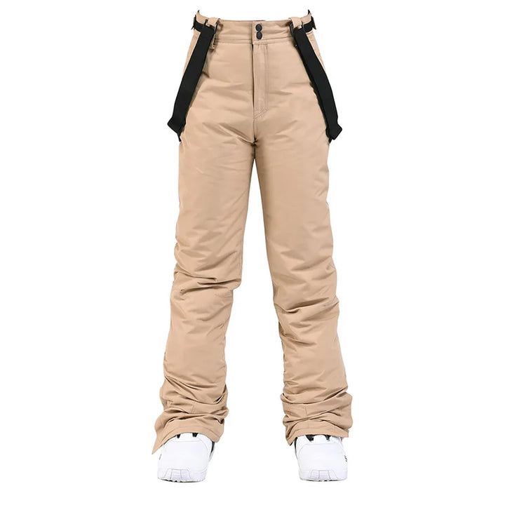 Damen Skihose mit hohem Bund und verstellbaren Trägern