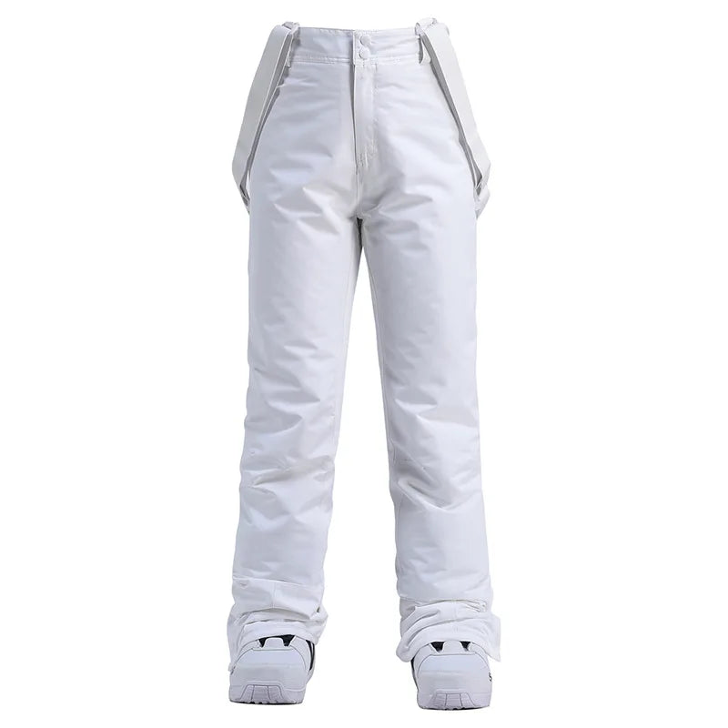 Damen Skihose mit hohem Bund und verstellbaren Trägern