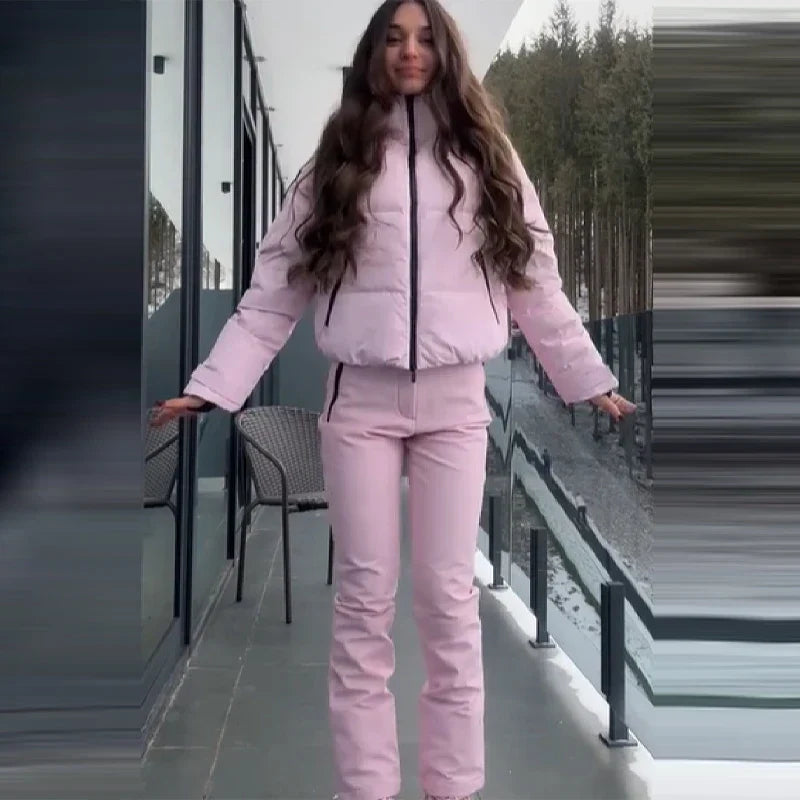 Damen Skijacke mit Skihose im Set