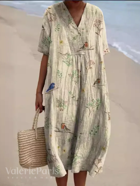 Béryl - Élégante Robe D&
