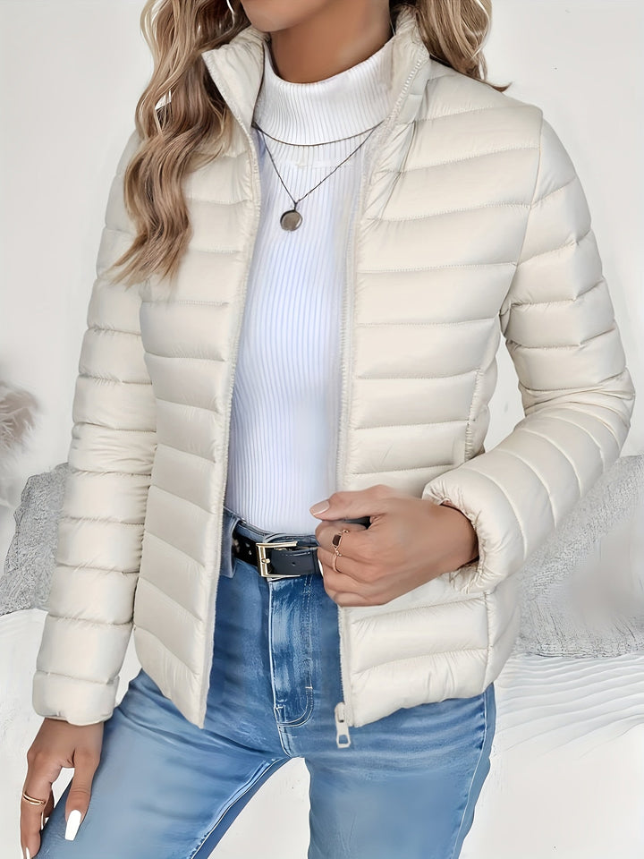 Damen Übergangsjacke für den Alltag mit klarer Form - Grün