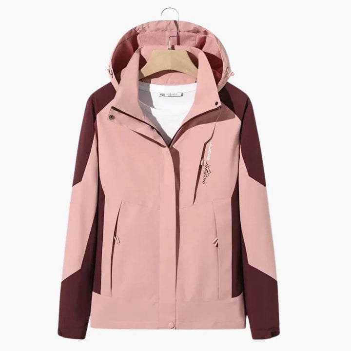 Damen und Herren Winterjacke mit Kapuze und Zip