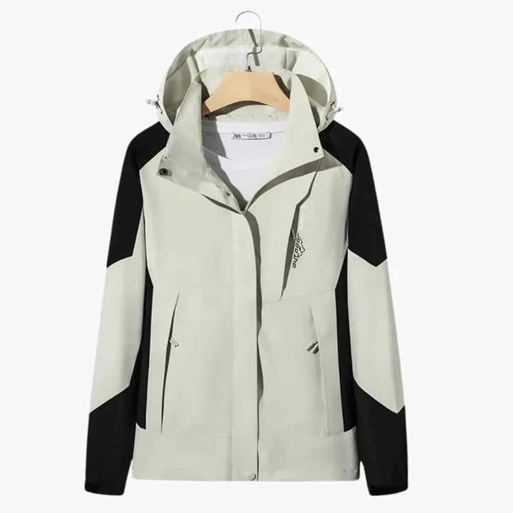 Damen und Herren Winterjacke mit Kapuze und Zip