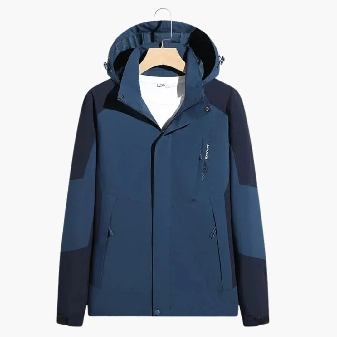 Damen und Herren Winterjacke mit Kapuze und Zip