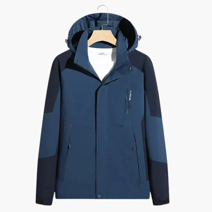 Damen und Herren Winterjacke mit Kapuze und Zip